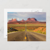 Briefkaart Monument Valley Utah ~de Navajo Nation (Voorkant / Achterkant)