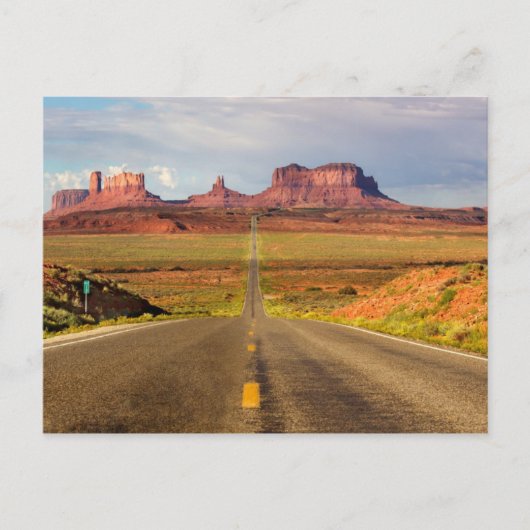 Briefkaart Monument Valley Utah ~de Navajo Nation (Voorkant)