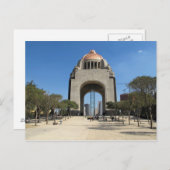 Briefkaart Monument voor de Revolutie, Mexico City (Voorkant / Achterkant)