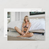 Briefkaart mooie Blonde-foto (Voorkant / Achterkant)