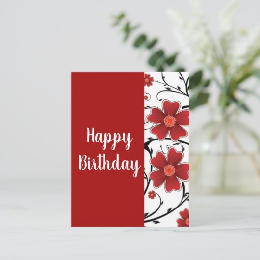 Briefkaart mooie expressies (Staand voorkant)