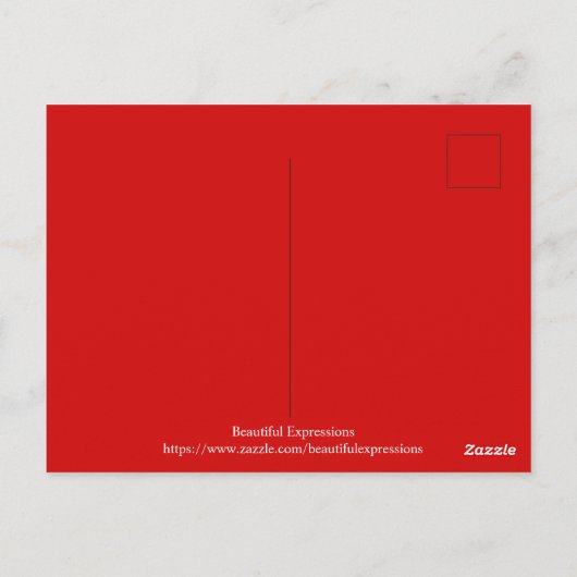 Briefkaart mooie expressies (Achterkant)