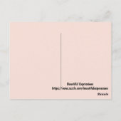 Briefkaart mooie expressies (Achterkant)