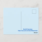 Briefkaart mooie expressies (Achterkant)