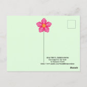 Briefkaart mooie expressies (Achterkant)