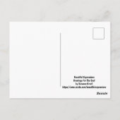 Briefkaart mooie expressies (Achterkant)