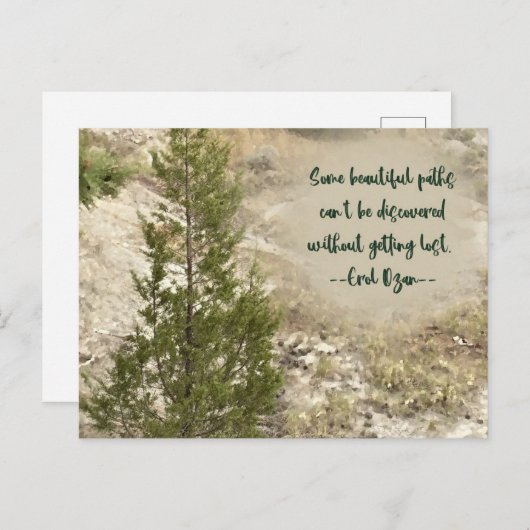 Briefkaart Mooie paden (Voorkant / Achterkant)