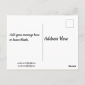 Briefkaart - Mooie vlinder (Achterkant)