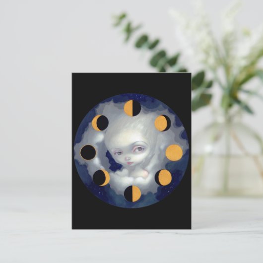 briefkaart "Moon Phases" (Staand voorkant)