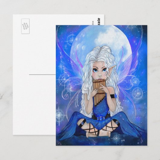 briefkaart "Moon Song" (Voorkant / Achterkant)