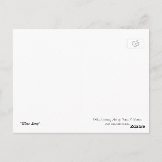 briefkaart "Moon Song" (Achterkant)