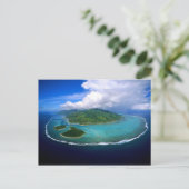 Briefkaart Moorea Island Overzicht, Frans-Polynesi (Staand voorkant)