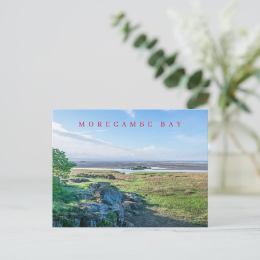 Briefkaart Morecambe Bay uitzicht (Staand voorkant)
