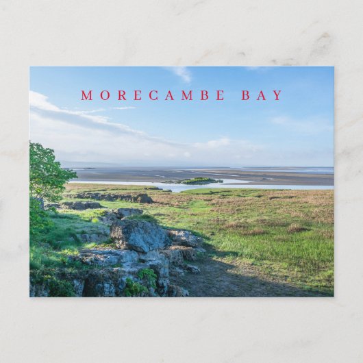 Briefkaart Morecambe Bay uitzicht (Voorkant)