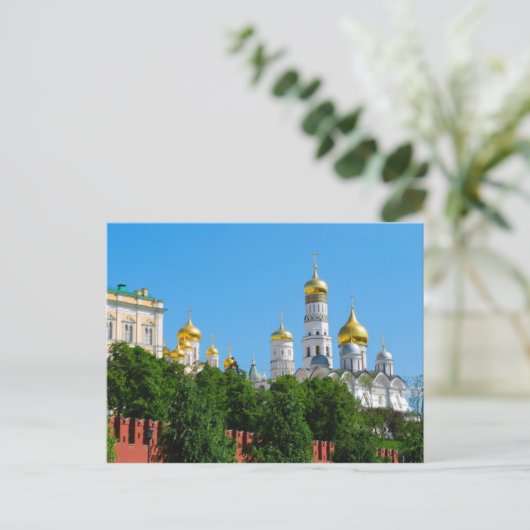 Briefkaart Moskou Kremlin (Staand voorkant)