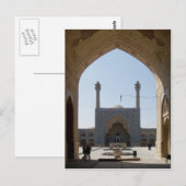 Briefkaart Mosque, Isfahan, Iran (Voorkant / Achterkant)