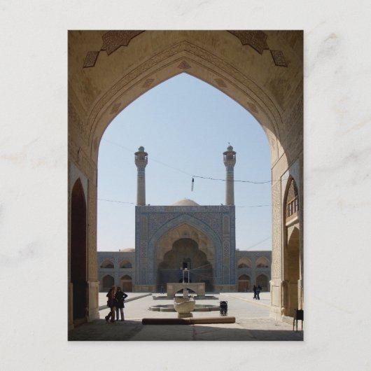 Briefkaart Mosque, Isfahan, Iran (Voorkant)