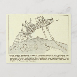 briefkaart "Mosquito Mecanico Gigantesco"