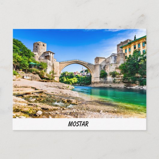 Briefkaart Mostar (Voorkant)