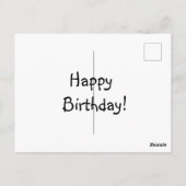 Briefkaart motorfiets (Achterkant)