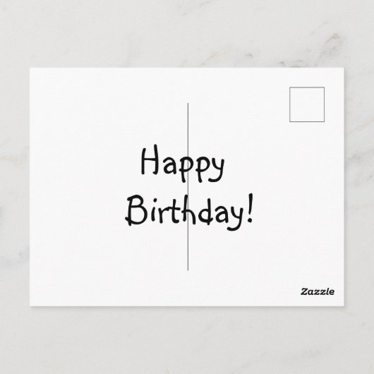 Briefkaart motorfiets (Achterkant)