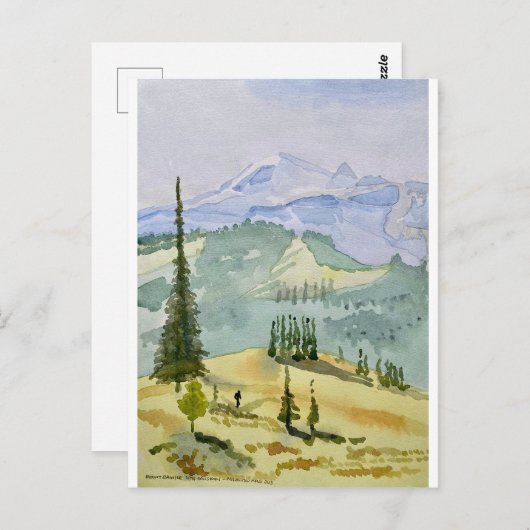 Briefkaart - Mount Rainier (Voorkant / Achterkant)