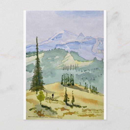 Briefkaart - Mount Rainier (Voorkant)