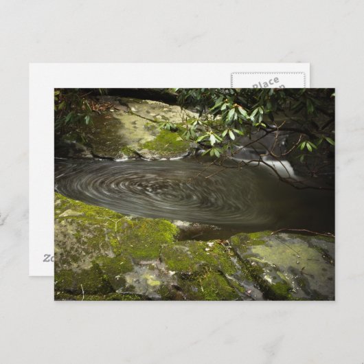 Briefkaart Mountain Whirlpool (Voorkant / Achterkant)