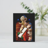 Briefkaart/Mozes en de Tien Geboden Briefkaart (Staand voorkant)