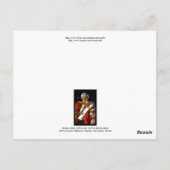 Briefkaart/Mozes en de Tien Geboden Briefkaart (Achterkant)