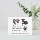 Briefkaart:  Mozes, voor en na zijn redding Briefkaart (Staand voorkant)