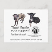 Briefkaart:  Mozes, voor en na zijn redding Briefkaart (Voorkant)