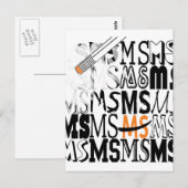 briefkaart "MS wissen" (Voorkant / Achterkant)