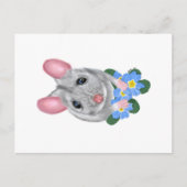 Briefkaart Muis en primrose Flowers (Voorkant)