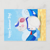 Briefkaart Muis Sailor (Voorkant)
