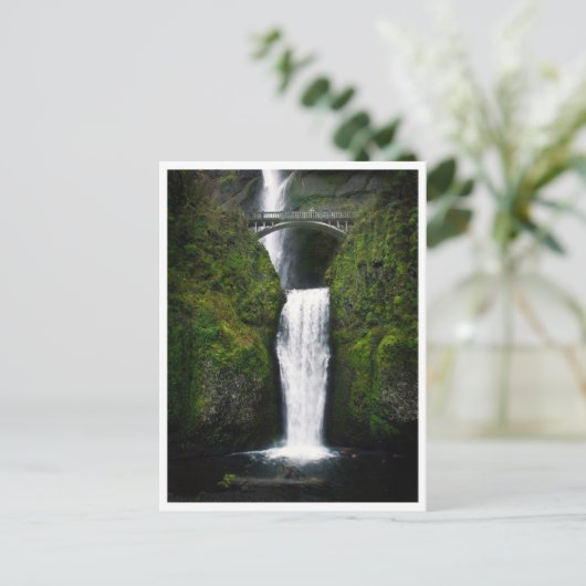 Briefkaart-Multnomah-Herfsten, Oregon Briefkaart (Staand voorkant)