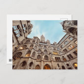 Briefkaart München, Rathaus-Glockenspiel, (Voorkant / Achterkant)