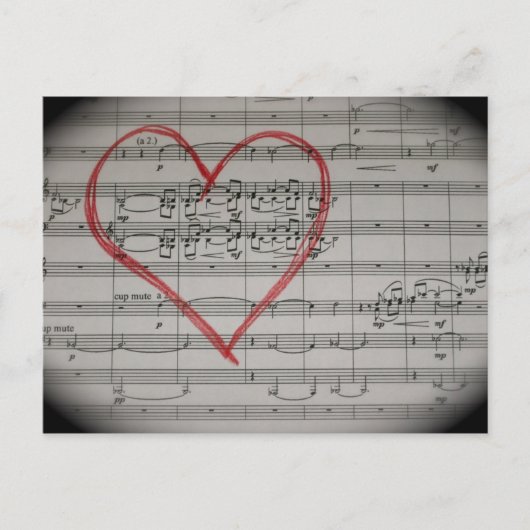 Briefkaart Music Lovers (Voorkant)