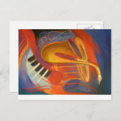 Briefkaart: Music-reeks 4 Briefkaart (Voorkant / Achterkant)