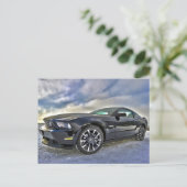 briefkaart Mustang (Staand voorkant)