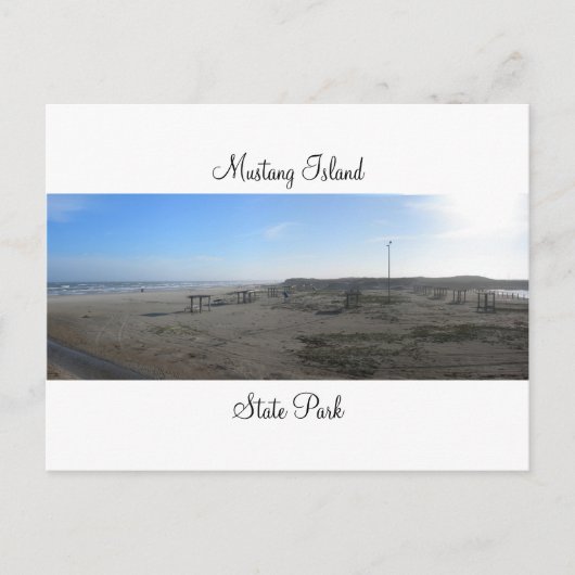 Briefkaart Mustang Island State Park (Voorkant)