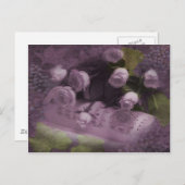 Briefkaart Muziek en Rozen (Voorkant / Achterkant)