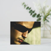 Briefkaart Muziekartiest (Staand voorkant)