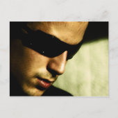 Briefkaart Muziekartiest (Voorkant)