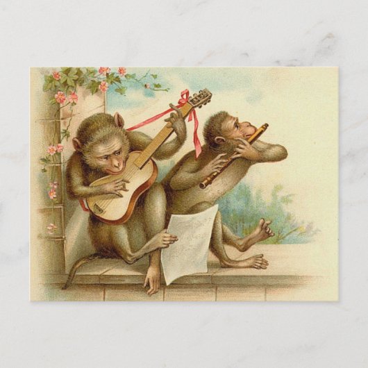 Briefkaart muziekopnames (Voorkant)