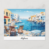 Briefkaart Mykonos (Voorkant)