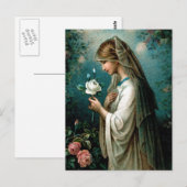 Briefkaart: Mystiek Roos Briefkaart (Voorkant / Achterkant)