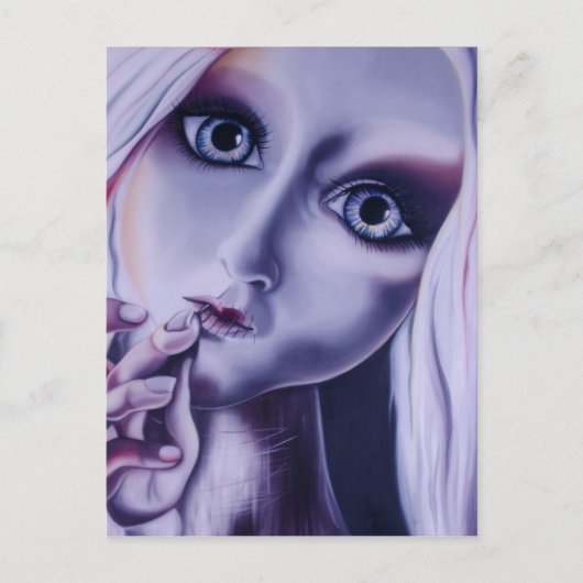 briefkaart "naaigeheimen" (Voorkant)