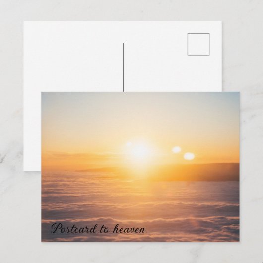 Briefkaart naar de hemel (Voorkant / Achterkant)