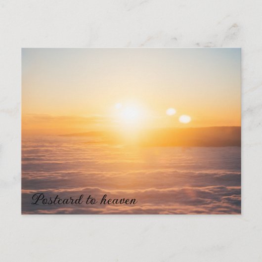 Briefkaart naar de hemel (Voorkant)